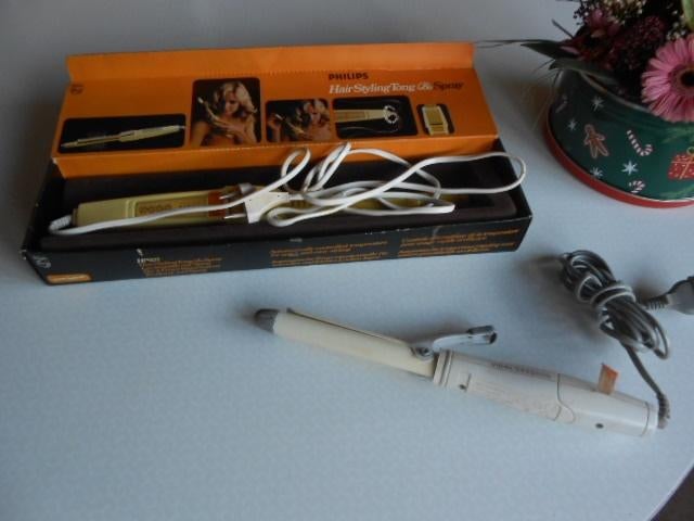 2 krultangen haarkrultang Philips HP 4171 hairstyling, Handtassen en Accessoires, Uiterlijk | Haarverzorging, Ophalen of Verzenden
