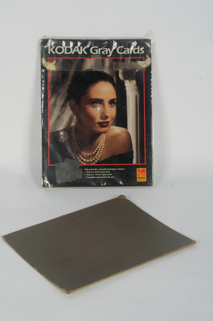 Kodak Charte gris neutre balance de blanc emballée, Enlèvement ou Envoi, Neuf, Autres types