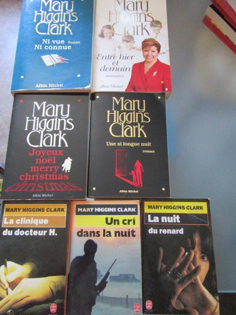 E Mary Higgins Clark 5 romans, Enlèvement, Utilisé