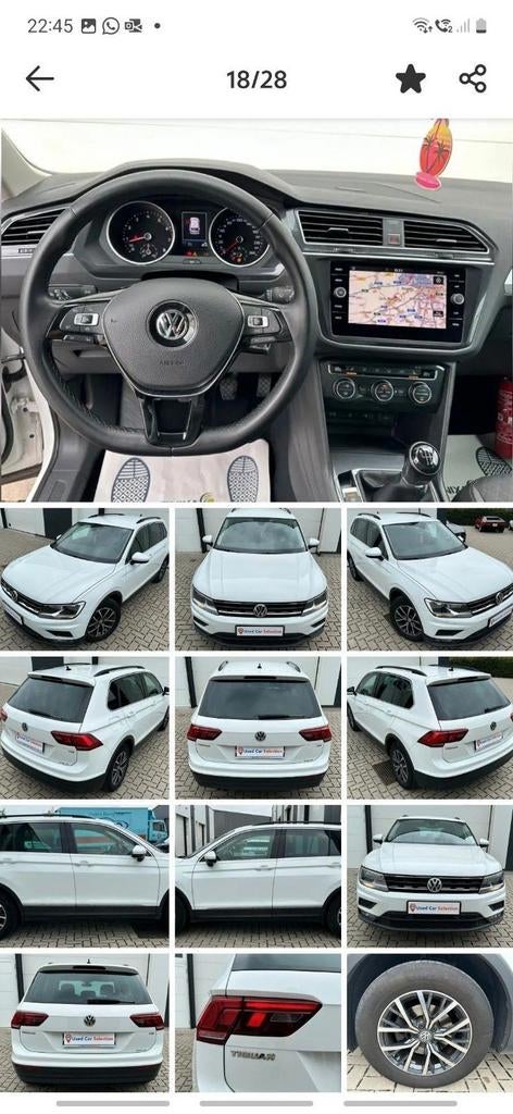 Te koop volkswagen tiguan 1.4  2017 met 125.000 km op de tel, Ophalen
