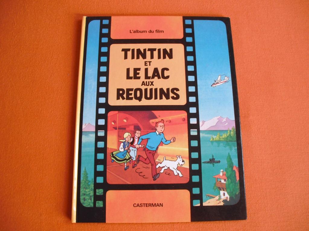 TINTIN ET LE LAC AUX REQUINS - L'ALBUM DU FILM, Enlèvement ou Envoi, Une BD, Utilisé, Casterman