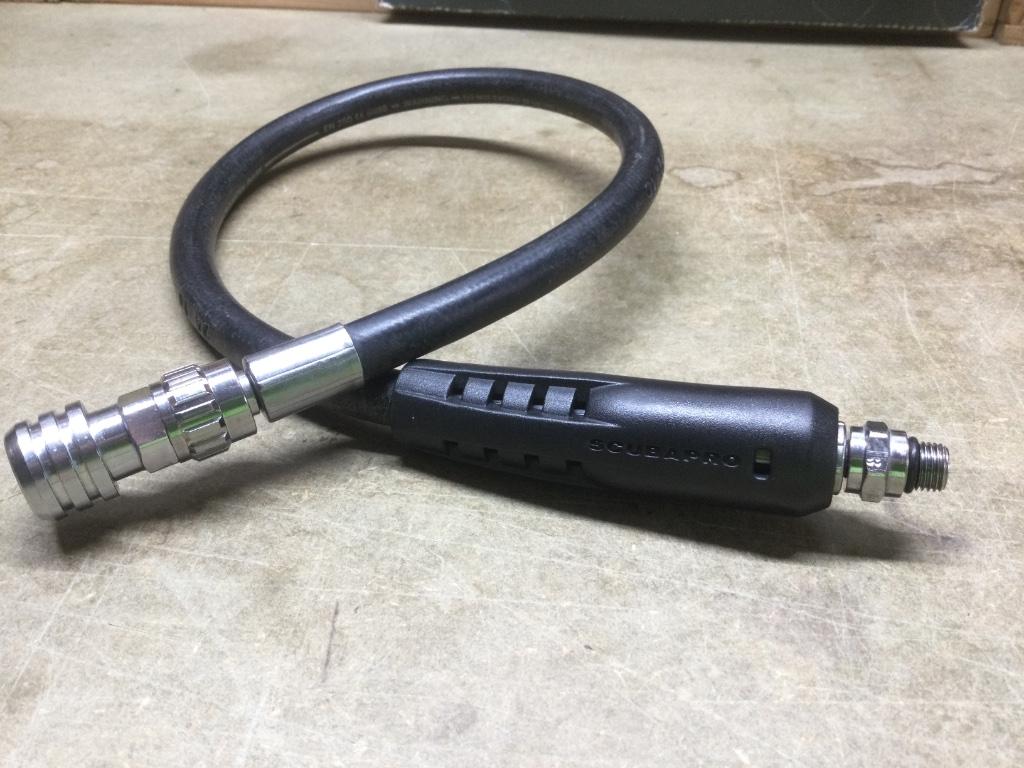 Scubapro BCD Hose 67cm Quick Connector Black - Ecocheques, Enlèvement ou Envoi, Neuf, Gilet de stabilisation
