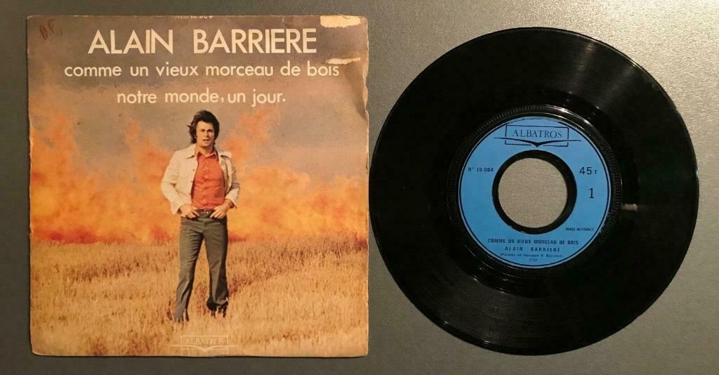 Vinyle de Alain Barrière -, Enlèvement ou Envoi, Utilisé, Autres genres, Single