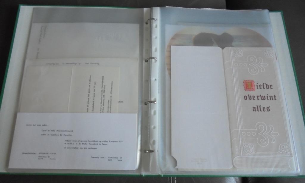 collection de cartes de mariage  et de menu, Enlèvement ou Envoi, 1960 à 1980, Affranchie, Autres thèmes