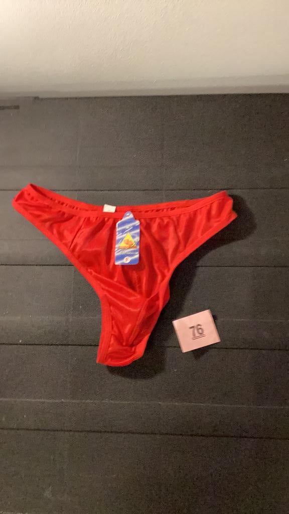 Rode herenstring, Kleding | Heren, Ondergoed, Verzenden, Rood, Slip