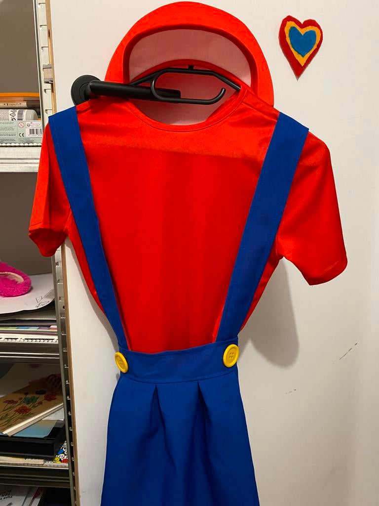Meisje Mario, Kinderen en Baby's, Carnavalskleding en Verkleedspullen, Ophalen, Nieuw, Meisje