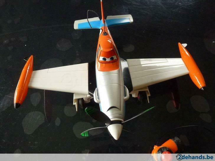 Vliegtuig van Planes Dusty van Disney cars op afstandsbedien, Ophalen of Verzenden, Zo goed als nieuw