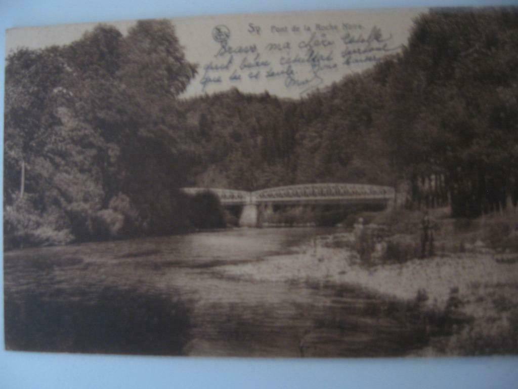 Carte postale de Spy. Pont de la Roche Noire timbrée de 1936, Enlèvement ou Envoi, 1920 à 1940, Affranchie, Namur
