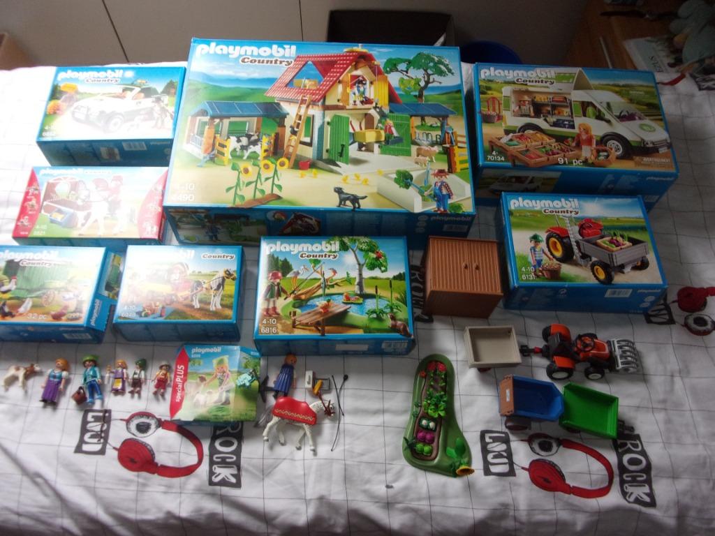 PLAYMOBIL heel grote boerderij. (12 sets), Enlèvement ou Envoi, Comme neuf, Ensemble complet