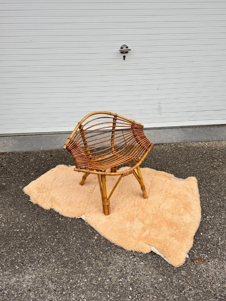 Chaise bébé en rotin de bambou, Enlèvement