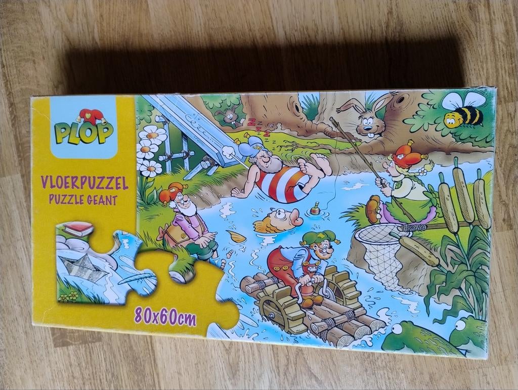 Plop Vloerpuzzel 24 stukjes 80x60cm, Enlèvement, 10 à 50 pièces, Comme neuf