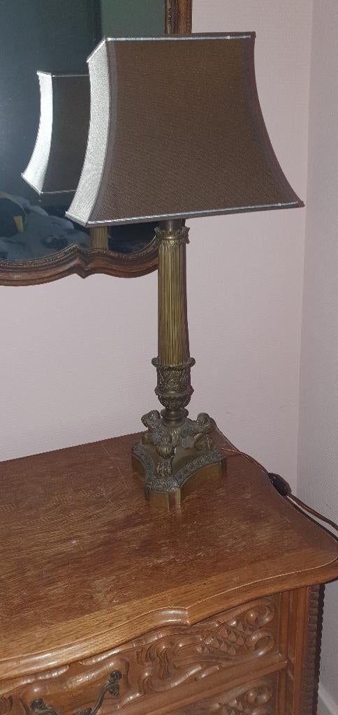 Antieke Empire stijl lamp, Antiek en Kunst, Ophalen of Verzenden