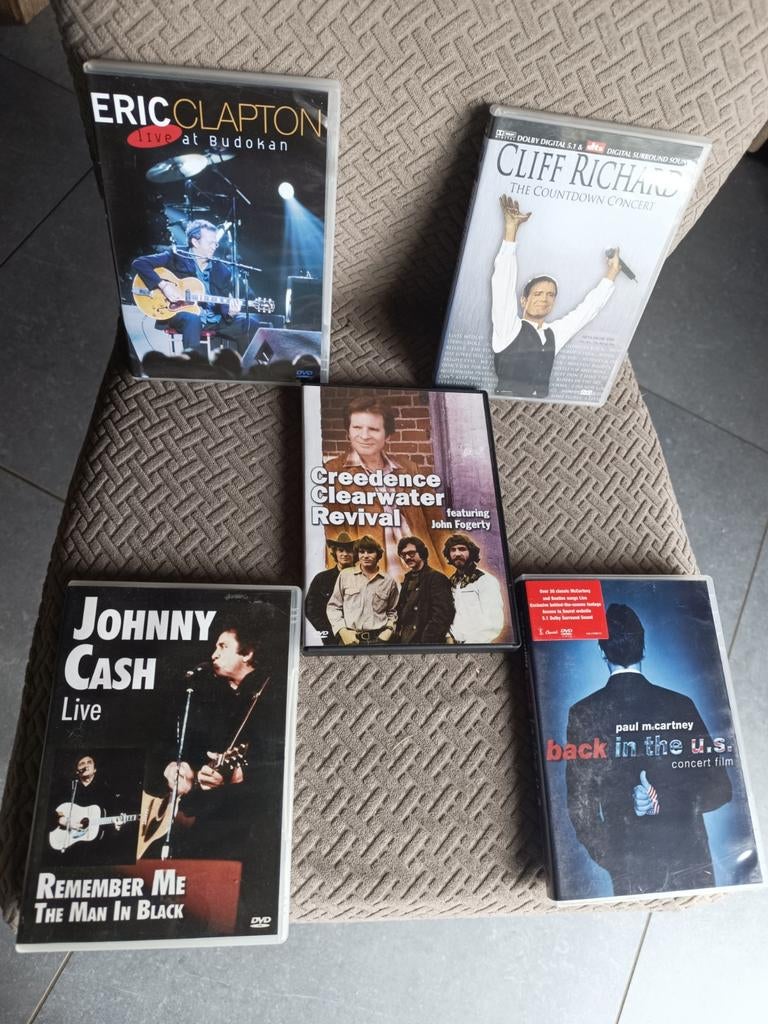 5 prachtige muziekdvd's  5,00 eur/stuk, Ophalen of Verzenden