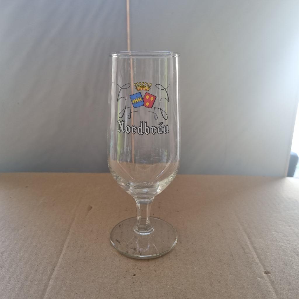 Verre Nordbräu, Enlèvement ou Envoi, Utilisé, Verre ou Verres, Autres marques