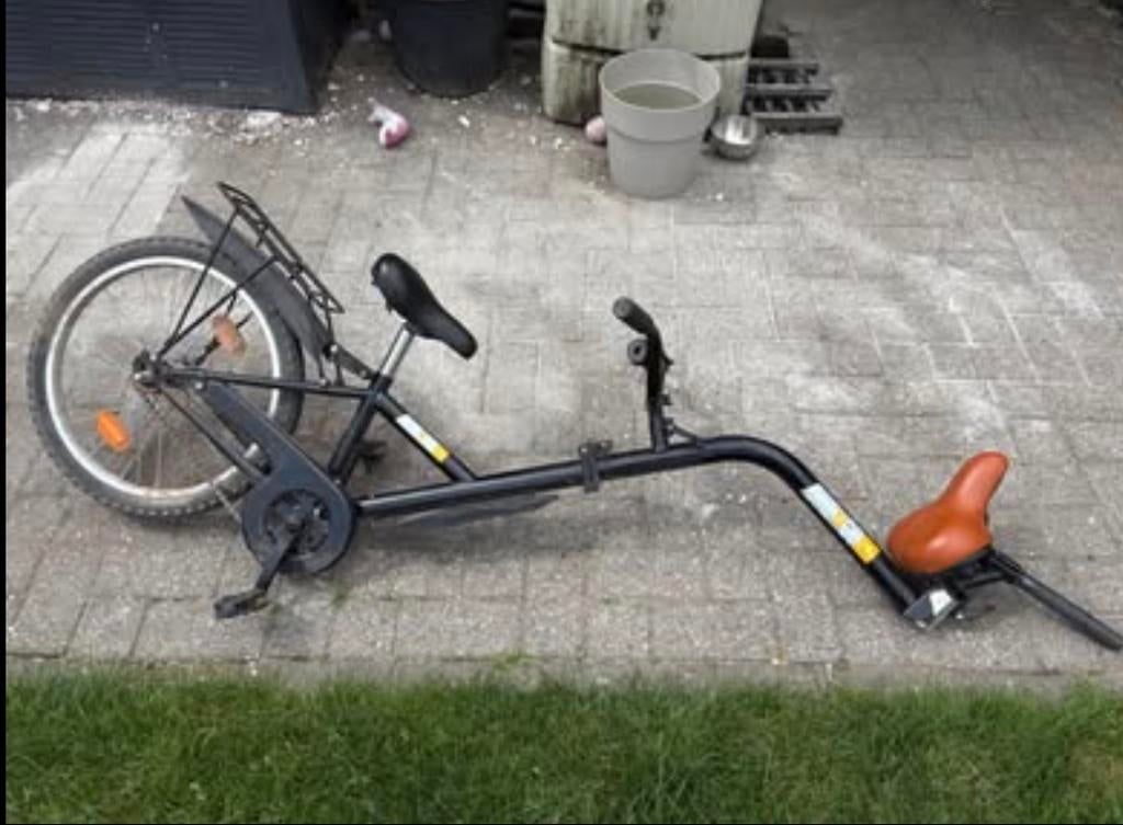 Bike2go aanhangfiets, Enlèvement, Comme neuf, Vélo suiveur