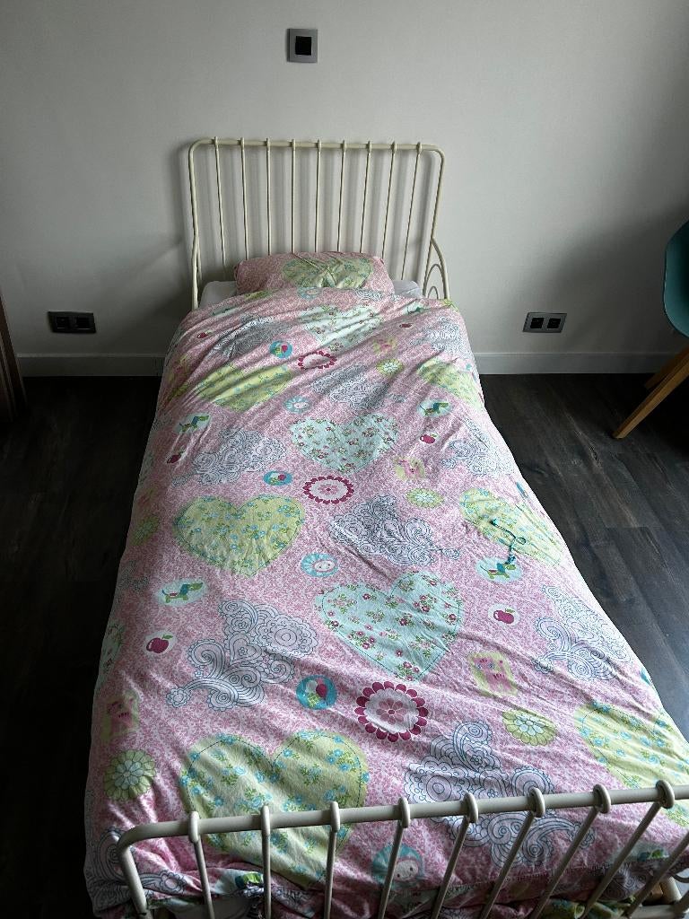 lit simple, 70 à 85 cm, Comme neuf, 180 cm ou plus, Enlèvement
