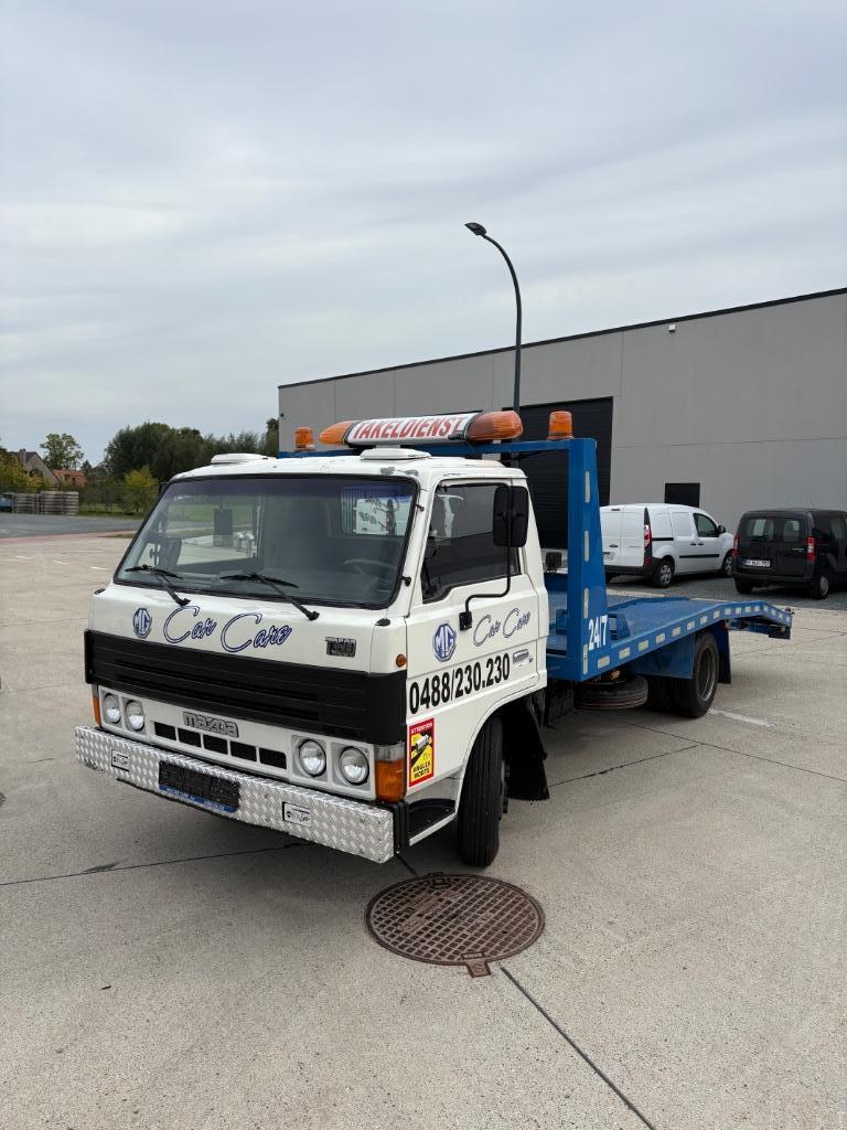 mazda t3500 takelwagen oldtimer permis c rijbewijs c, Overige modellen, 3500 cc, Wit, Bedrijf