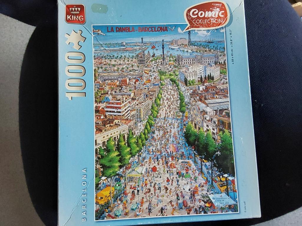 Comic puzzel 1000, Hobby en Vrije tijd, Ophalen of Verzenden, Zo goed als nieuw