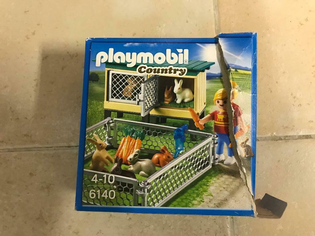 Playmobil konijnenhok met buitenren, Ophalen, Gebruikt
