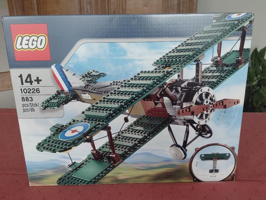 Légo 10226 Avion britanique de la 1 guerre mondiale, Enlèvement, Neuf, Ensemble complet, Lego