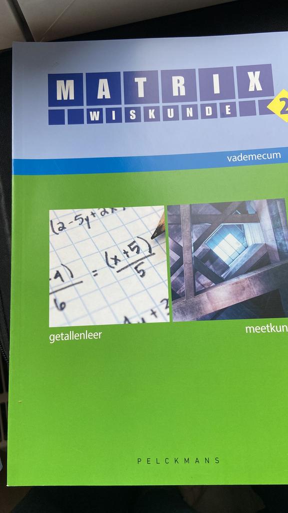 Matrix wiskunde 2 vademecum, Livres, Enlèvement ou Envoi, Comme neuf