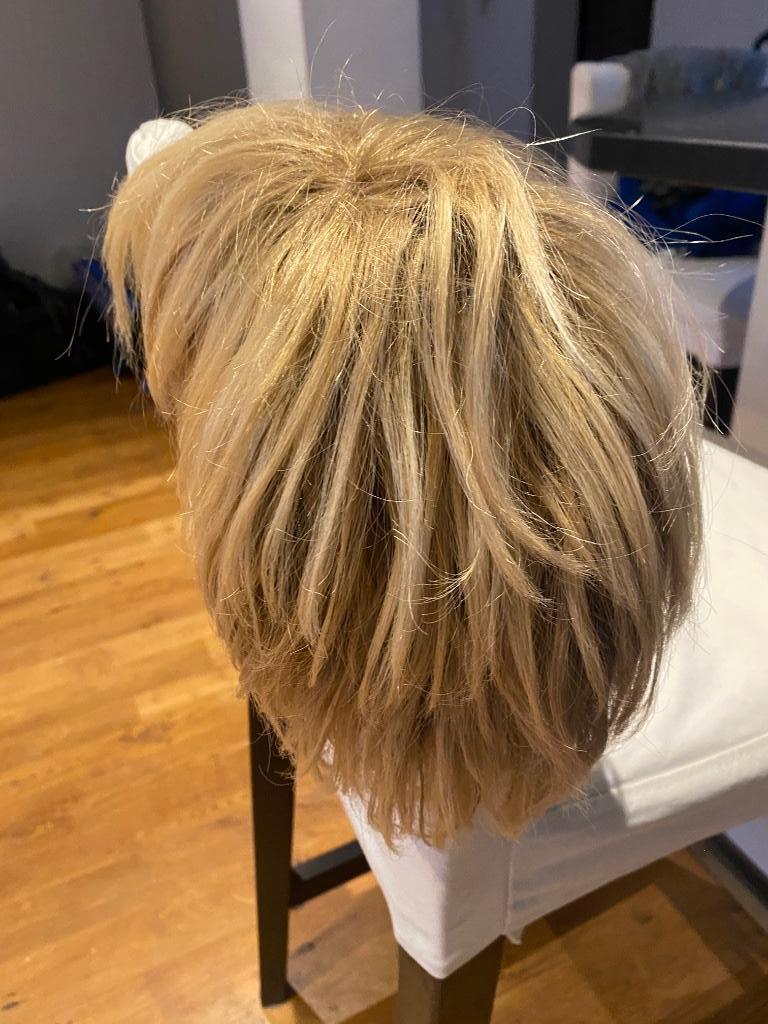 Perruque cheveux naturels, faite à la main, Enlèvement, Comme neuf, Autres types