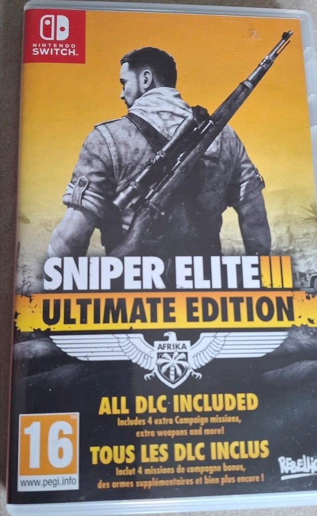 Sniper Elite 3 Nintendo Switch, Ophalen of Verzenden, Zo goed als nieuw