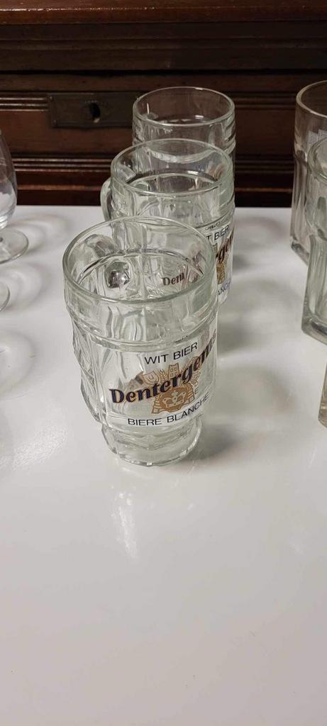 3 Dentergems glazen, Verzamelen, Ophalen of Verzenden, Zo goed als nieuw, Bierglas