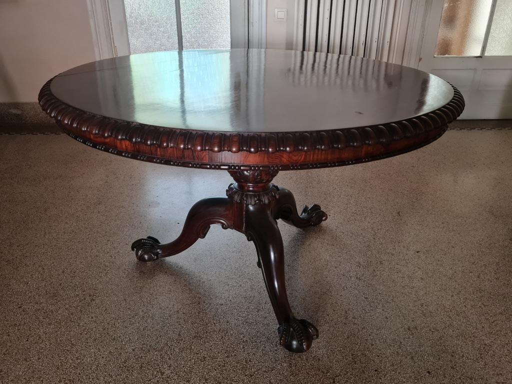 table anglaise noyer XIX siècle, Enlèvement