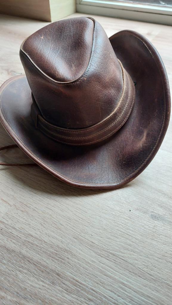dames lederen Hoed, Enlèvement, Comme neuf, 55 cm (S, 6⅞ pouces) ou moins, Chapeau