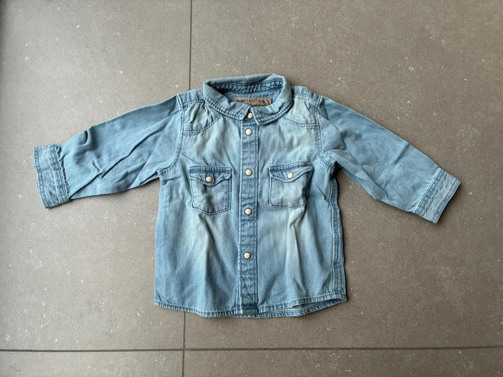 Jeans hemdje van H&M (Maat 68 / 4-6 maand), Enfants & Bébés, Vêtements de bébé | Taille 68, Garçon, Enlèvement ou Envoi, H&M, Chemise ou Chemisier