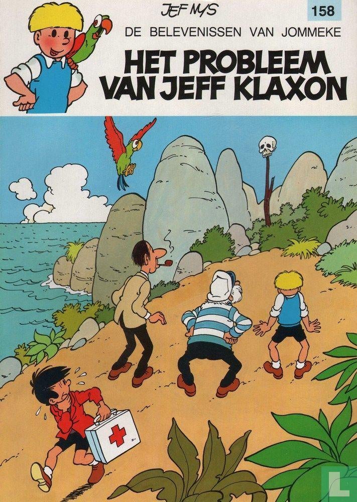 Jommeke :  Het probleem van Jeff Klaxon, Jef Nys, Eén stripboek, Ophalen of Verzenden, Zo goed als nieuw