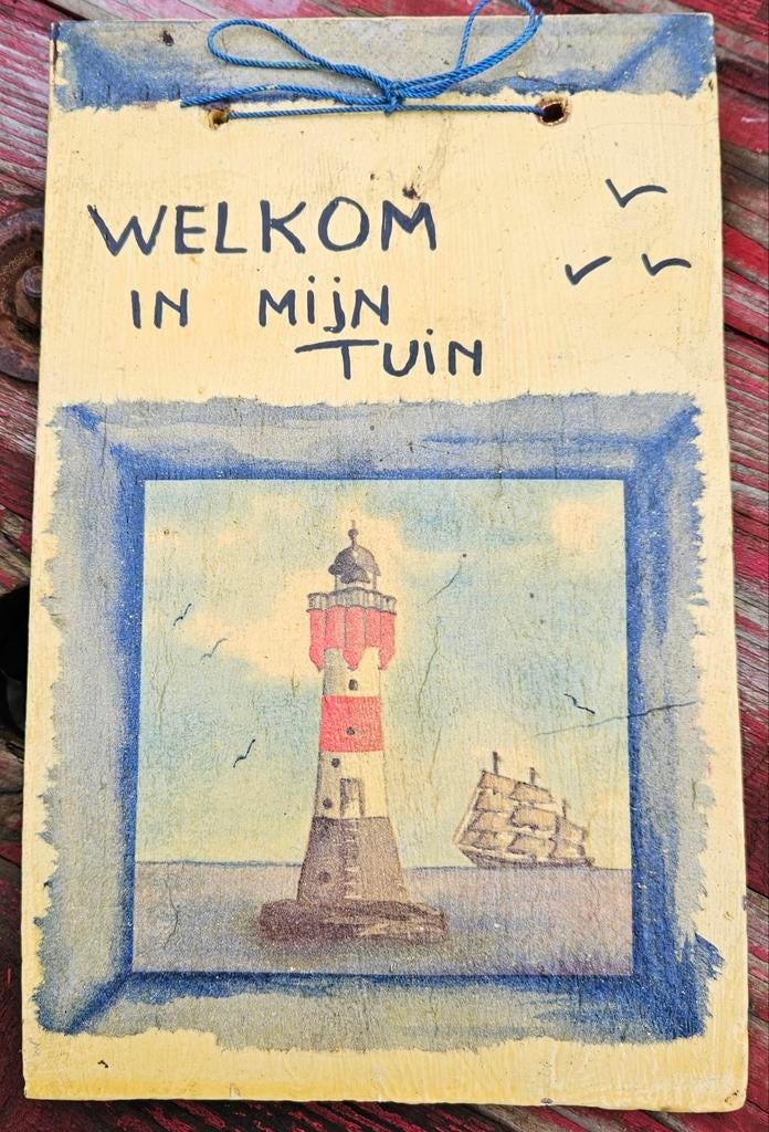 Welkom in mijn tuin dakpan
Dit is een handgeschi, Tuin en Terras, Ophalen of Verzenden