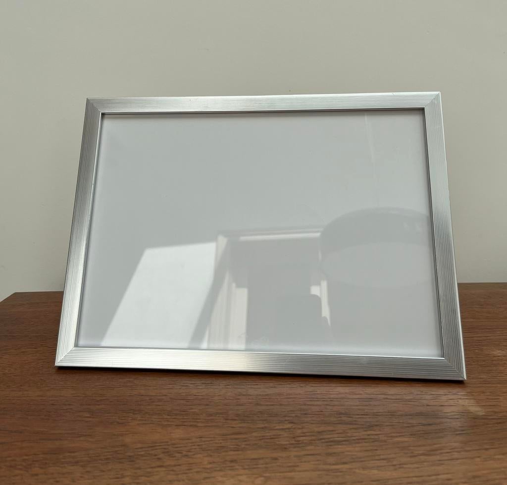 Fotokader zilverkleurig, Ophalen, Zo goed als nieuw