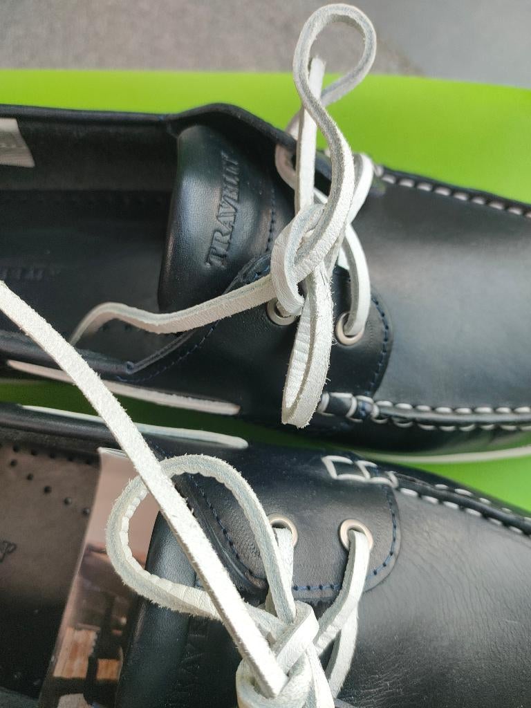 heren Bootschoenen Travelin 46, Blauw, Nieuw, Ophalen of Verzenden, Espadrilles of Moccasins