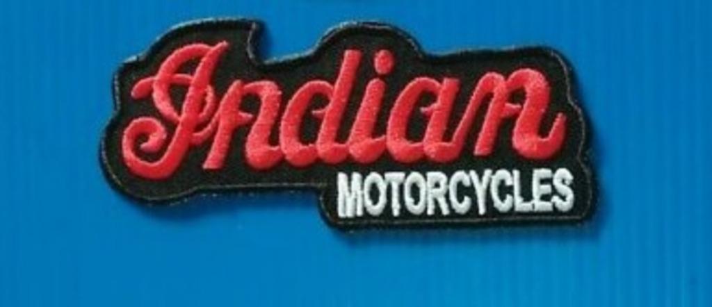 Écusson Indian Motorcycles, 99 x 43 mm, Enlèvement ou Envoi, Neuf
