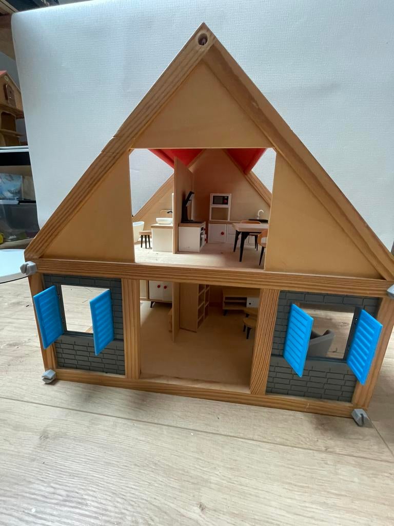 Houten speelhuisje, Ophalen, Gebruikt, Poppenhuis