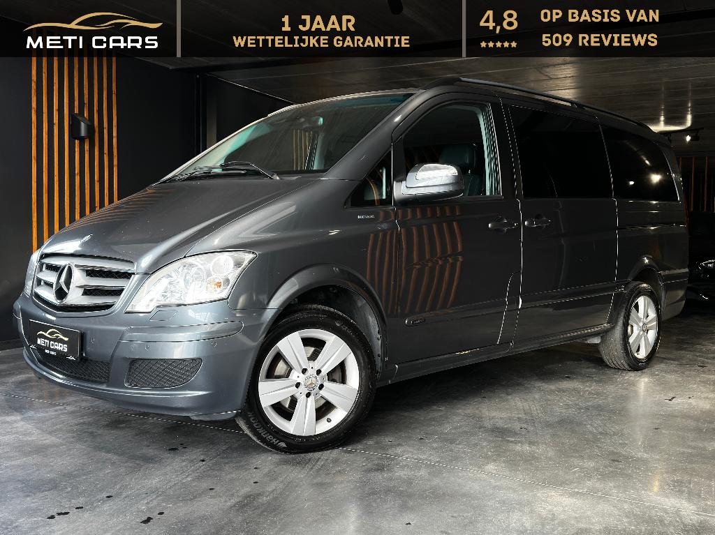 Mercedes-Benz Viano 2.2 CDI LWB Trend | Navi | Sensoren | .., Auto's, Euro 5, Zwart, 4 cilinders, Parkeersensor