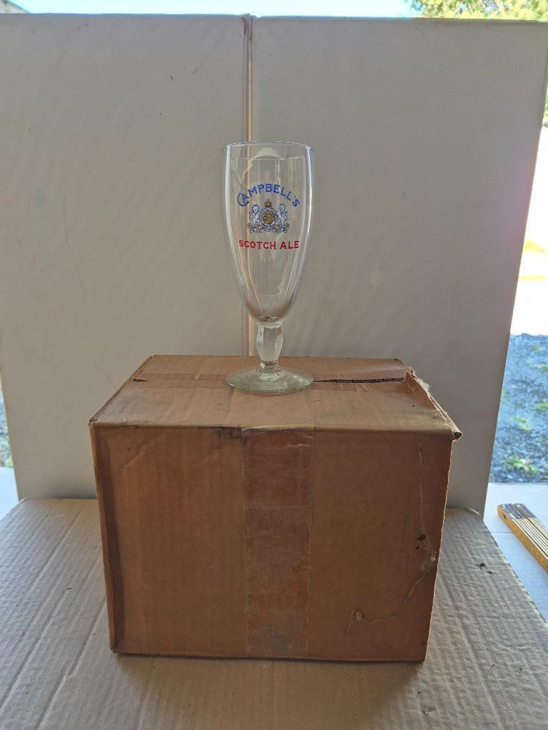 Verre Campbell's (modèle 6), Verzamelen, Biermerken, Ophalen of Verzenden, Gebruikt, Glas of Glazen, Overige merken