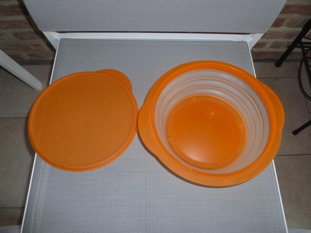 Tupperware rond pliable, Enlèvement ou Envoi, Comme neuf, Orange, Autres types