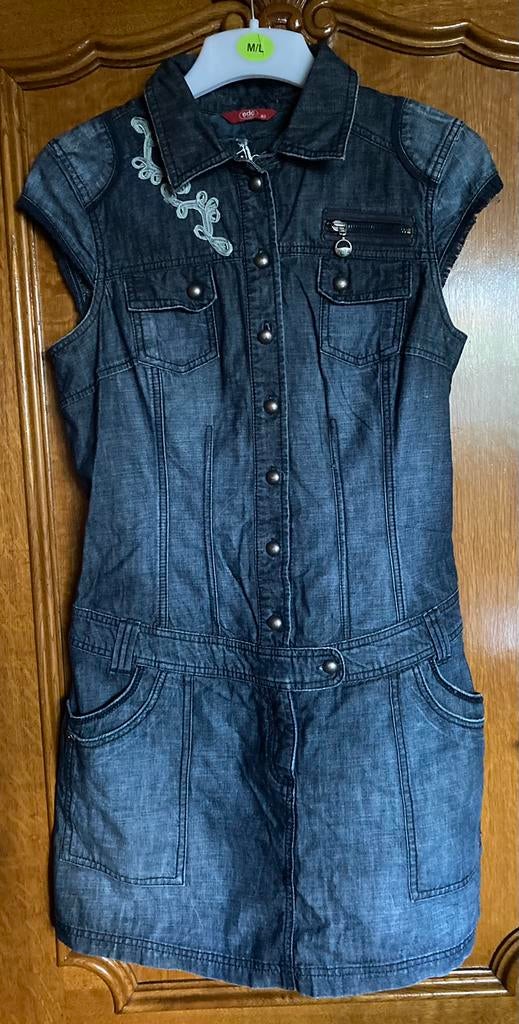 Jeans jurk van edc Esprit 40, Kleding | Dames, Jurken, Maat 38/40 (M), Blauw, Ophalen of Verzenden, Zo goed als nieuw