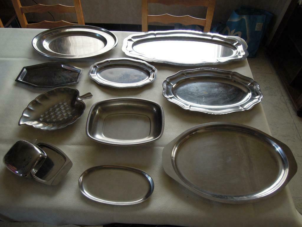 schotels inox Durandal en Effepi 18/10, Huis en Inrichting, Keuken | Servies, Overige materialen, Gebruikt, Ophalen of Verzenden
