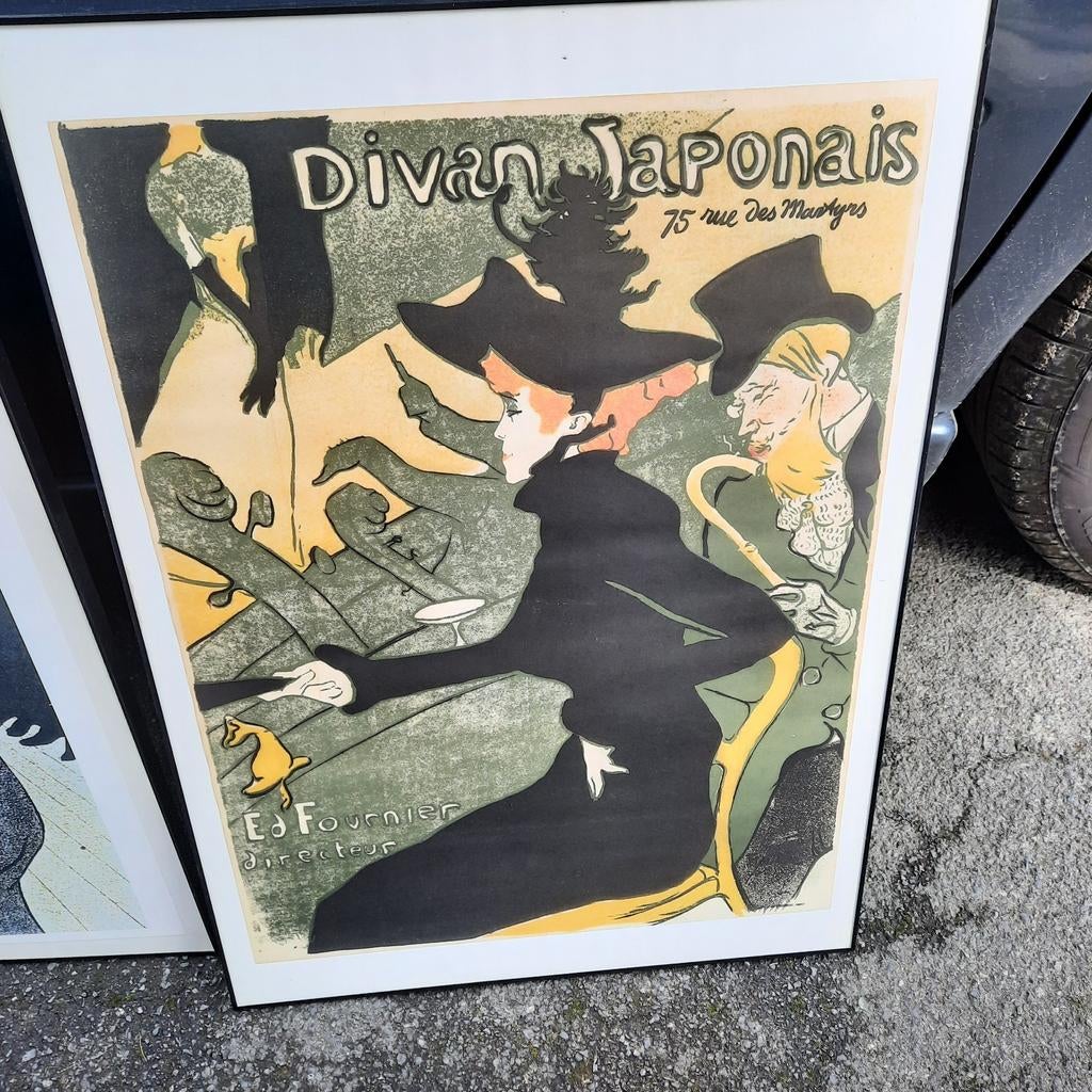 Kader Divan Japonais  . Perfecte staat . 40 x 60 ., Enlèvement