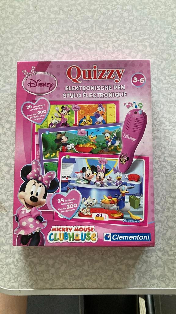 Spel mickey mouse clubhouse met elektronische pen, Kinderen en Baby's, Ophalen of Verzenden, Zo goed als nieuw