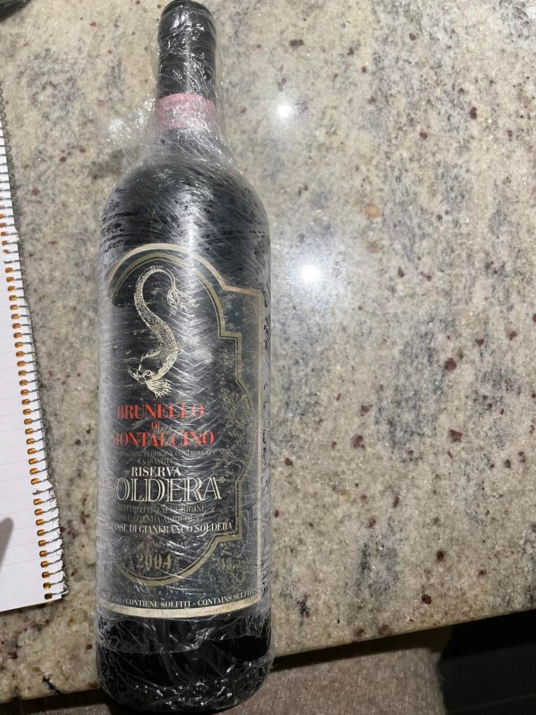 Brunello di montalcino riserva case basse Soldera 2004, Ophalen, Zo goed als nieuw