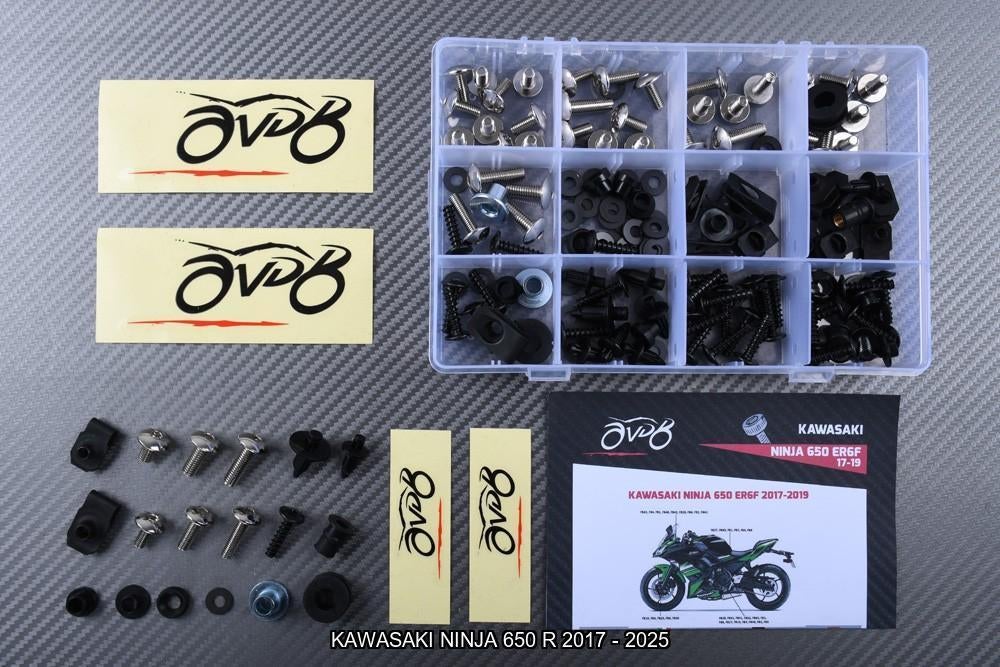 Kit visserie spécifique pour KAWASAKI NINJA 650 R 2017 2025, Enlèvement ou Envoi, Neuf