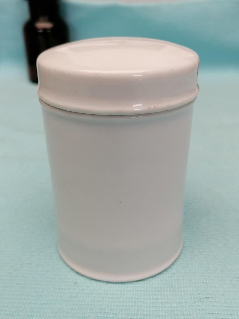 Antieke apotheek pot circa 19de eeuw. Porselein Zeldzaam, Ophalen of Verzenden