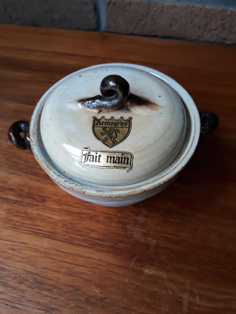 Bonbonnière en grès, Ophalen of Verzenden