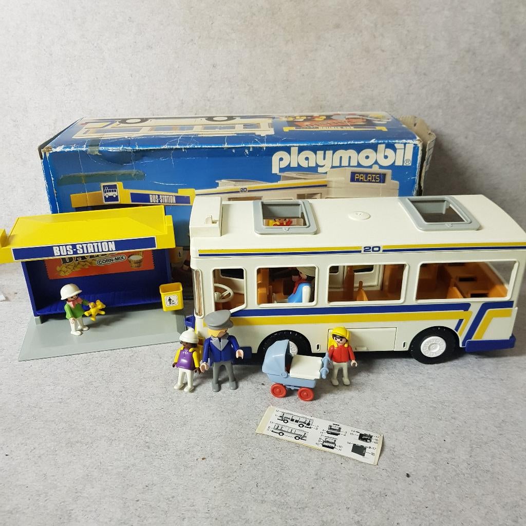 Playmobil 3782 stadsbus met bushalte, Ophalen of Verzenden