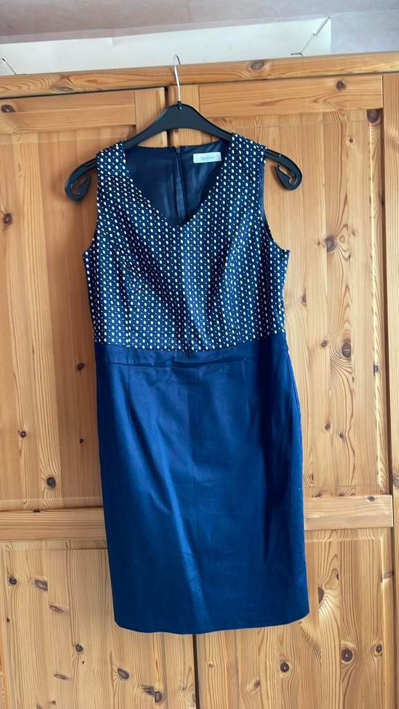 Blauw wit kleed Jessica maat 40, Enlèvement ou Envoi, Comme neuf